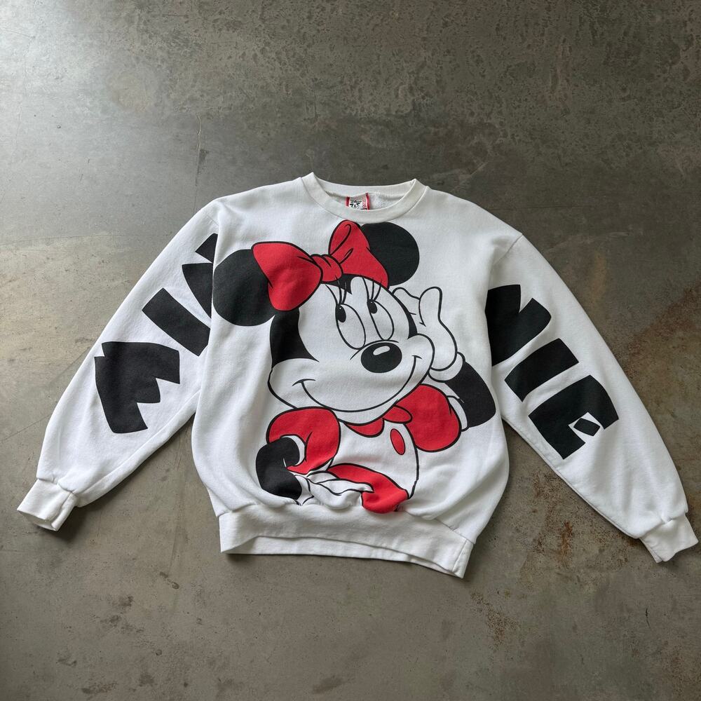 Vintage 90’s Minnie Mouse Disney Designs Retro Crewneck Sweatshirt Size Large